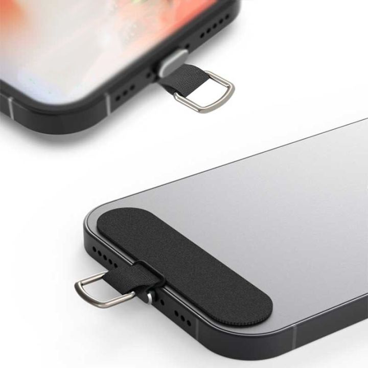 mobile-phone-lanyard-patch-anti-lost-dust-plug-tether-with-dust-plug-usb-type-c-charging-port-anti-dust-cover-for-apple-iphone-electrical-connectors