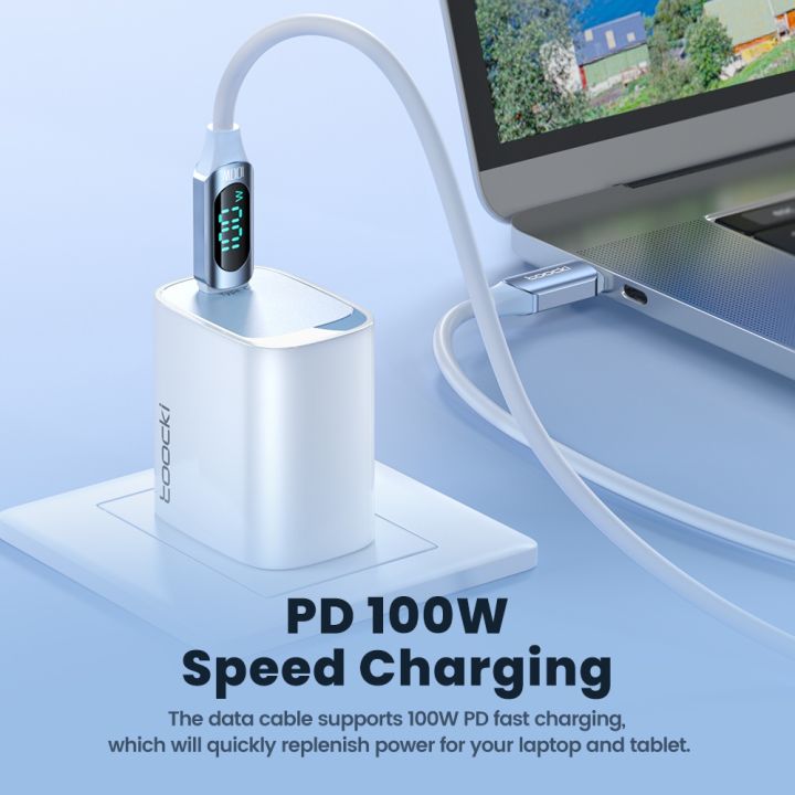jw-toocki-100w-type-c-to-cable-fast-charging-charger-usb-display-poco-f3-macbook-ipad