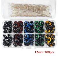 100pcs 10mm Eyeball Accessories Plastic Safety Eyes Amigurumi 6mm 8mm 12mm