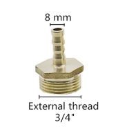 ข้อต่อท่อทองเหลือง12มม. 14มม. 8มม. 10มม. 19มม. 16มม. ข้อต่อหาง3/4 "Bsp ตัวเมียอะแดปเตอร์ตัวต่อท่อทองเหลืองข้อต่อนอตสำหรับรถยนต์