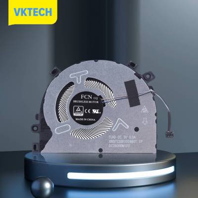 Vktech พัดลมที่ระบายความร้อนแล็ปทอป,พัดลม DC 5V 4-Pin แล็ปท็อปพัดลมทำความเย็นหม้อน้ำอุปกรณ์เสริมภายในสำหรับ S340 Lenovo IdeaPad