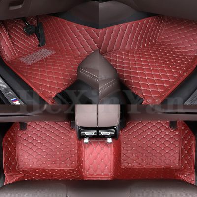 Custom Car Floor Mats for Peugeot 3008 2013 2014 2015 2016 2017 2018 2019 All model auto Carpet Footbridge accessories styling