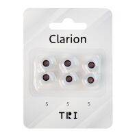 TRI Clarion หูฟังหูฟังซิลิโคน3คู่สำหรับหูฟังแบบมีสายอุปกรณ์เสริมสำหรับหูฟังขนาด S/M/L TRI X HBB KAI I3 Pro IEM