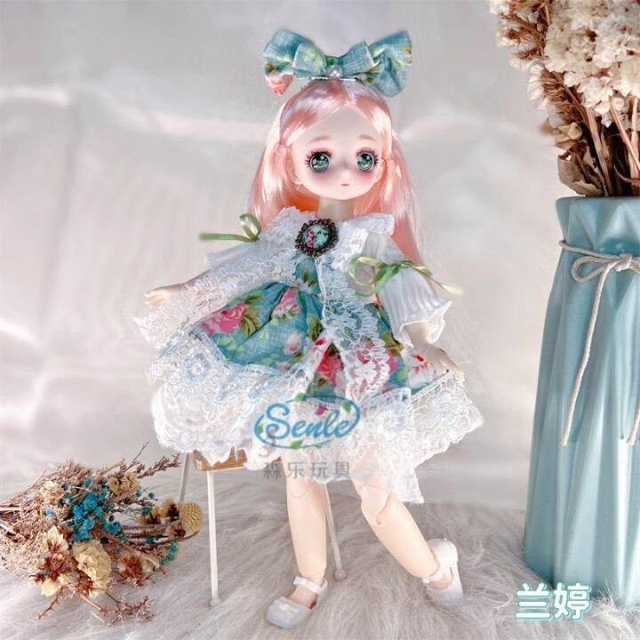 ตุ๊กตา-bjd-3d-ข้อต่อขยับได้-30-ซม-ของเล่นสําหรับเด็ก