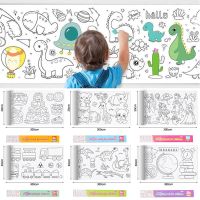 hot【DT】 30x300cm Children Coloring Paper Graffiti Scroll Roll  Paper-cut Baby Early Educational