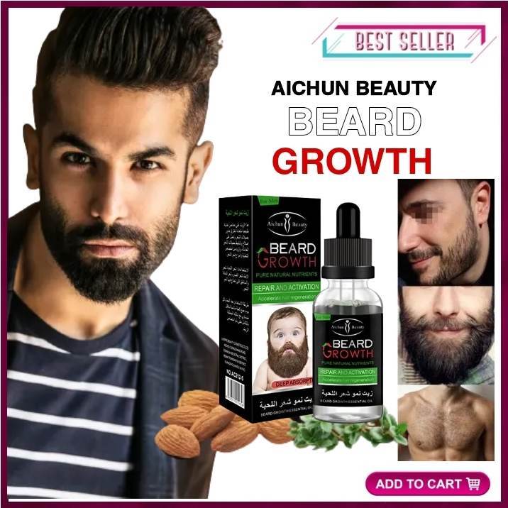 ORIGINAL Aichun Beauty Beard Growth oil 30ml | Lazada PH