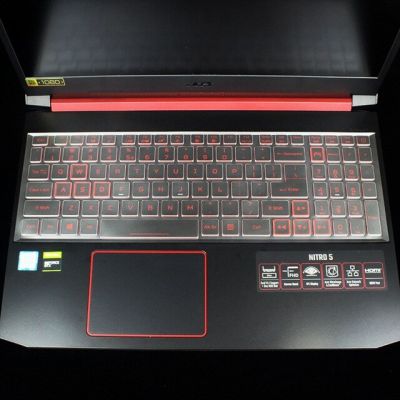 อุปกรณ์ป้องกันผิวหนังที่คลุมแป้นพิมพ์ TPU สำหรับ Acer Nitro 5 AN515 54 54W2 AN515-54 51M5 / 17.3 "Acer Nitro 5 AN517-51 56YW 15.6" แล็ปท็อป