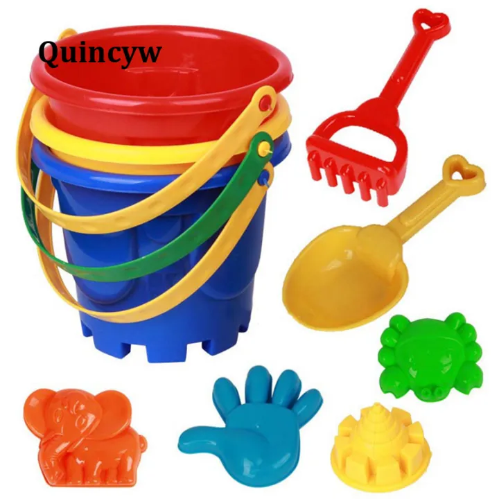 เด็ก Kids Sand Bucket Water Mill Windmill ชุดเครื่องมือ Beach Sandpit