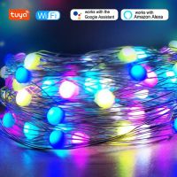 Tuya Smart WiFi LED Fairy String Light RGB Dancing with Music Sync Fairy Lights Garland for Home/Holiday/Christmas Tree Decor Fairy Lights