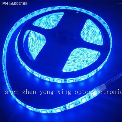 Blue 300 LED strip light 5m 60LEDs/m SMD 5050 LED strip 12V Waterproof flexible Tape rope stripe