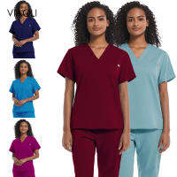 Beautician Uniform Spa Beauty Salon Cleaning Scrub Set Doctors Nurses Work Clothes Uniform Women Dental Overalls