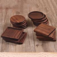 【CW】☊❁  1PC Beech Wood Coasters Cup Placemats Insulation Household Round Drink