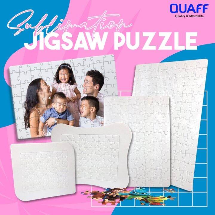 QUAFF Sublimation Printable Puzzle Jigsaw Plain A4 / 5R or with Stand QUAFF Sublimation Printable Puzzle Jigsaw Plain A4 / 5R or with Stand