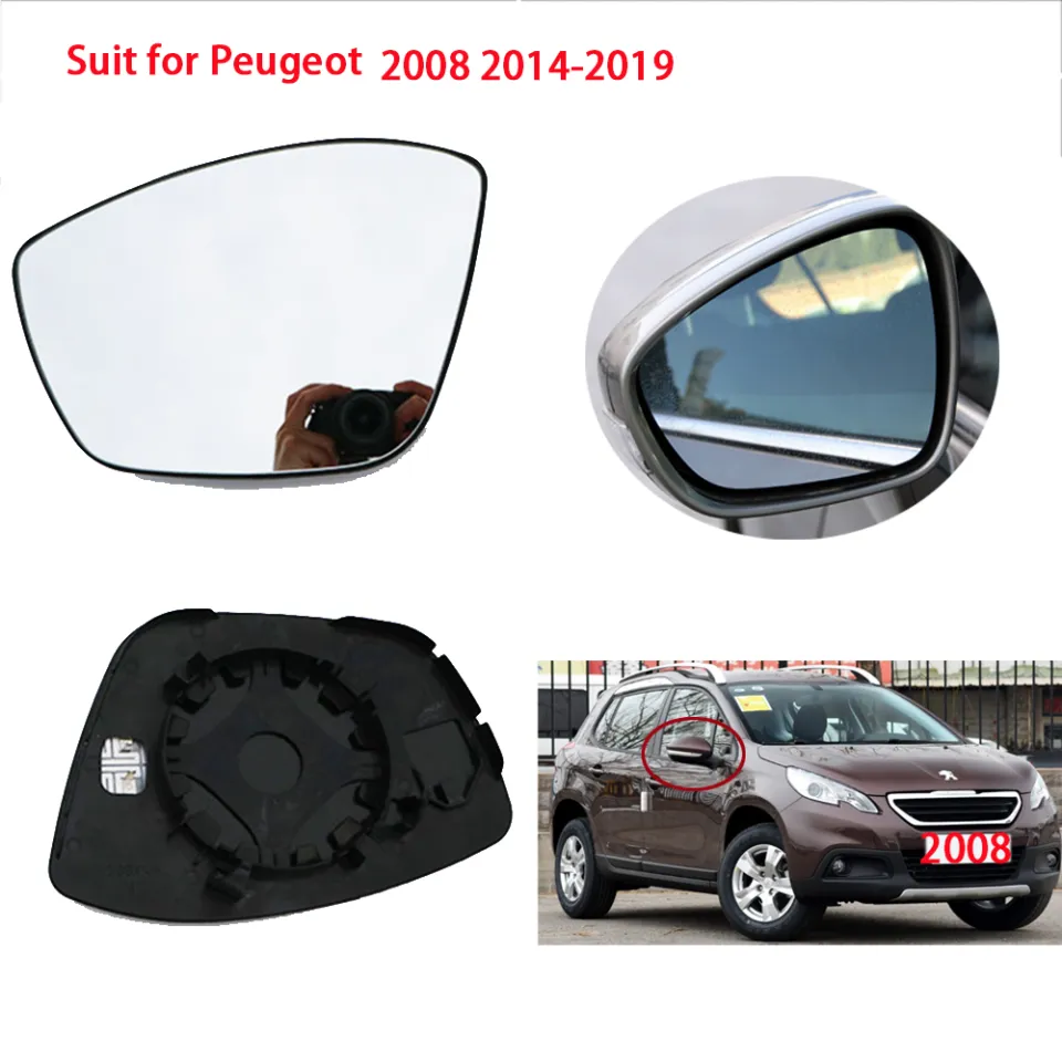 Car Rearview Mirror Glass for Peugeot 3008 5008 Side Mirror View