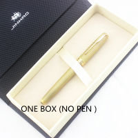 Jinhao Original Black Leather Paper Fountain Pen Box Luxury Pencil Case for Ballpoint Pens School Office Stationery Supplies