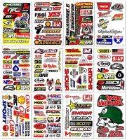 For 12 Sheet Motocross Dirt Bike Motorcycle Car Motos Bikes Motorex Race ATV Skateboarding Sponsor Decals and Stickers Set