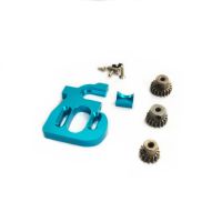 wltoys 144010 124017 124016 rc car adjustable motor bracket mount with 15T 17T 19T gears pinions set upgrade parts accessories