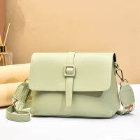 2023สีทึบ R PU หนังผู้หญิงสแควร์กระเป๋าถือแฟชั่นยี่ห้อ Designer Lady S ไหล่ Cross Body หญิงกระเป๋า2 Strapshot