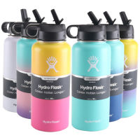 Hydroflask 18oz32oz40oz Tumbler Flask Vacuum Insulated Flask Stainless Steel Water Bottle Wide Mouth Outdoors Sports Bottle