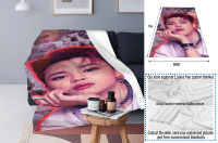 2023 newxzx blanket-HAIZIVS Kpop BTS Jimin Ultra Soft Flannel Throws Blankets Couch Sofa Fuzzy Blanket for Traveling Camping Home（40x60inch/50×60inch/60×80inch） 19