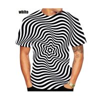 2021 New Fashion 3D Printing T Shirt Vertigo Hypnotic Funny tshirt  Unisex  illusion art Cool Street Tops size XS-5XL