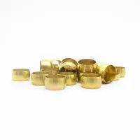 Size: 5mm 10PCS 4mm 5mm 6mm 8mm 9.7mm 10mm 12mm Brass Ferrule Compression Sleeve Seal Ring Fit Tube Pipe Fitting For Lubrication System 