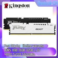 Kingston FURY BEAST DDR5 RAM 16GB 8GB 4800MHz 5200MHZ 5600MHZ แรม DIMM เดสก์ท็อปพีซี1.1V 288PIN