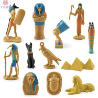 TEQIN new Simulation Ancient Egypt Model Ornaments Pyramid Sphinx Mummy Action Figure Toys For Children Gifts