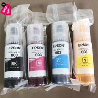 หมึกอิงค์เจ็ทแท้ EPSON 003 มีกล่อง (BK/M/Y/C) 65ml. #หมึกเครื่องปริ้น hp #หมึกปริ้น   #หมึกสี   #หมึกปริ้นเตอร์  #ตลับหมึก