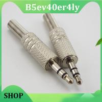 B5ev40er4ly Shop Metal 3.5mm 2 Ring 3 Poles Stereo Jack Plug 3.5mm Female audio connector Cable Solder Adapter Terminal with Spring