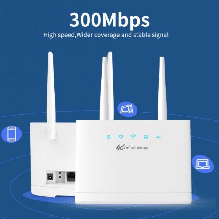 300Mbps High Speed 4G Wifi Lte Router To Wired CPE Amplifier