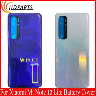 New Cover 6.47 For Xiaomi Mi Note 10 Lite Battery Cover Rear Glass Door Housing M2002F4LG For Mi Note10 Lite Back Battery Cover