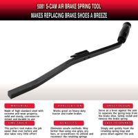 5081 S-Cam Air Brake Spring Tool Spring Tool Replace OTC 5081 Heavy Duty Steel (Black)