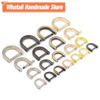 1pcs Metal Detachable Open Screw D Ring Buckle Shackle Clasp For Leather Craft Bag Strap Belt Handle Shoulder Webbing 10mm-20mm