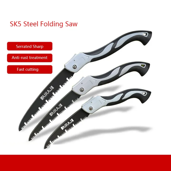 385/460/540mm Folding Saw Heavy Duty Extra Long Blade Hand Saw SK5