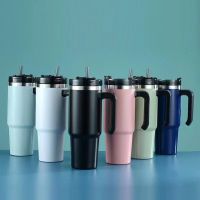 30Oz Tumbler Vacuum Double Wall Insulation Coffee Travel Cup To Carry Drinking Bottle Stainless Steel Thermo Mug For Cars