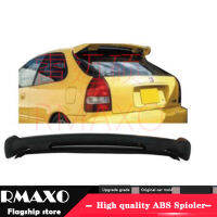 For Civic hatchback Spoiler 1996-2000 Honda Civic Spoiler C-LSK ABS plastic Material Car Rear Wing Color Rear Spoiler