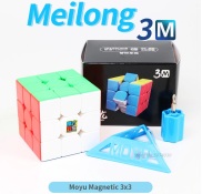 Rubik 3x3 Moyu Meilong 3M Nam Châm Từ Tính Stickerless