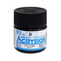 Mr.Hobby Mr.Acrysion Color N-02 BLACK 4973028034028