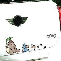 Motome สติกเกอร์รถ Earlfamily 13ซม. Totoro อะนิเมะหน้าต่างแบบตลก,อุปกรณ์เสริมรถยนต์กราฟฟิตีรถจักรยานยนต์ Campervan กันน้ำ