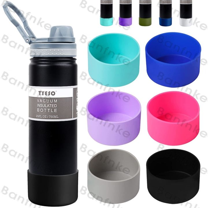 Tyeso Tumbler Accessories Tyeso Silicone Boot for Tyeso Tumbler 530ml/750ml  Protective Silicone Boot for Tyeso Tumbler Anti-Slip Bottom Sleeve Cover  for Water Bottle Compatible with Hydro Flask, Simple Modern and Aquaflask  Bottles