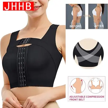 JHHB Women Tummy Control Shapewear Classic 2-IN-1 with Padded Bra High  Elastic Strench Vest Body Shaper Slim Up Lift Corset