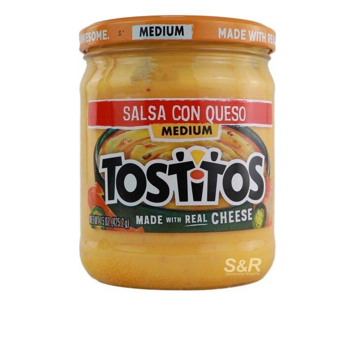 Tostitos Medium Salsa Con Queso Dip 425.2g Exp: Apr 2 2023 | Lazada PH