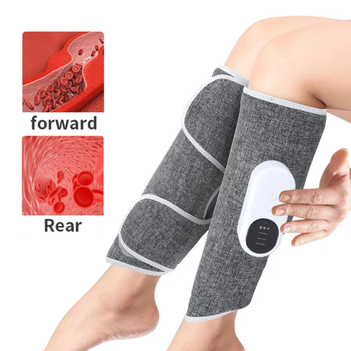 MOFAJIANG Electric Wireless Air Compression Leg Massager with Heat ...