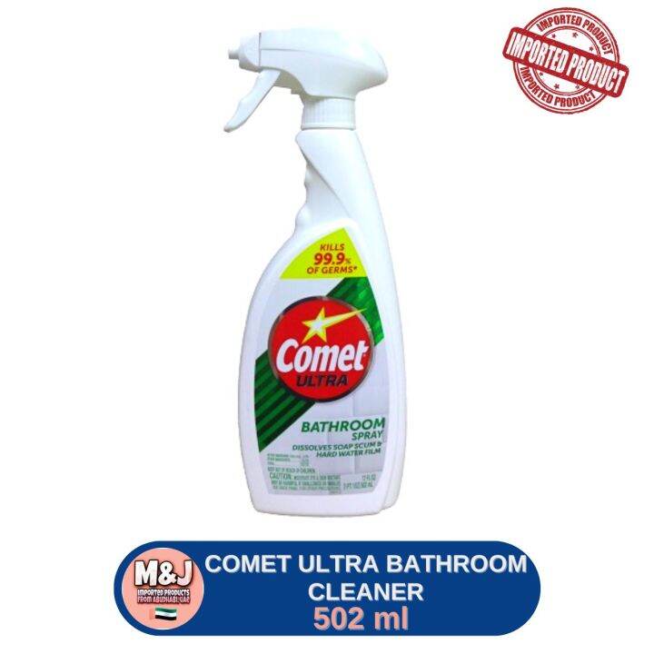 COMET, Ultra Bathroom Spray, Dissolves Soap Scum and Hard Water Film