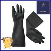 ถุงมือยางอุตสาหกรรม หนา TIGER 16 นิ้ว ดำINDUSTRIAL RUBBER GLOVES TIGER 16IN BLACK **ด่วน สินค้าเหลือไม่เยอะ**