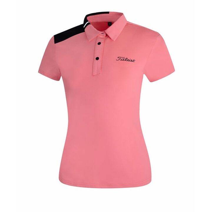 footjoy-callaway1-castelbajac-mizuno-southcape-master-bunny-summer-new-golf-clothing-womens-t-shirt-slim-sports-jersey-quick-drying-breathable-perspiration-polo-shirt