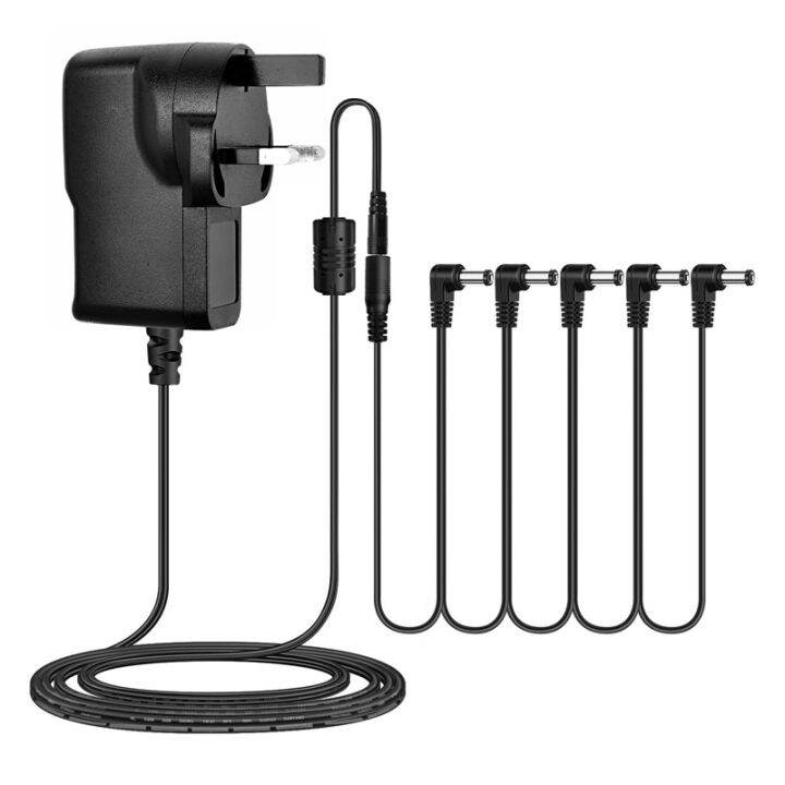 Guitar Pedal Power Adapter Daisy Chain Cable 1 to 5 Way Guitar Effect