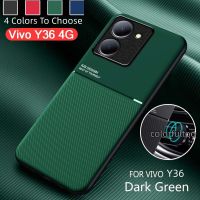 เคสโทรศัพท์สำหรับ Vivo Y36 Y78 Y78 + Y36 VivoY36 4G 5G 2023ซิลิโคนแข็งกันกระแทกใหม่ TPU หนังเคลือบฝาปิดแม่เหล็ก