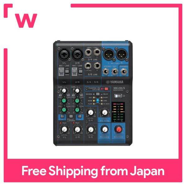 Yamaha Konsol Mixing 6 Kanal MG06X Maksimum 2 Mic / 6 Input Garis (2